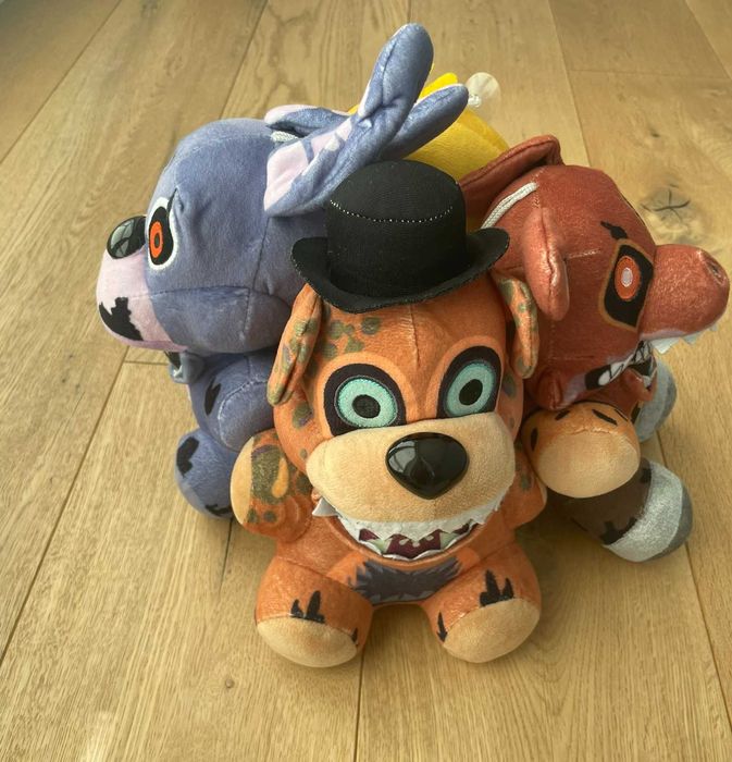 [Nowe] 4 maskotki FNAF Freddy Foxy Bonnie Chica