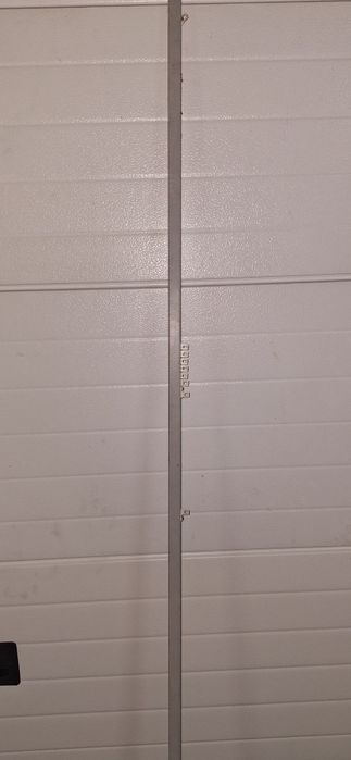 Calha, barão, barra, rodizios para cortinado