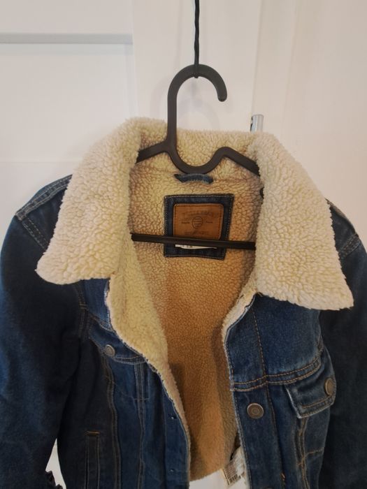 Jeansowa ocieplana kurtka Pull&Bear