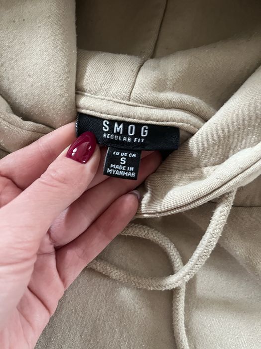 Bluza męska chłopięca beż new yorker smog s