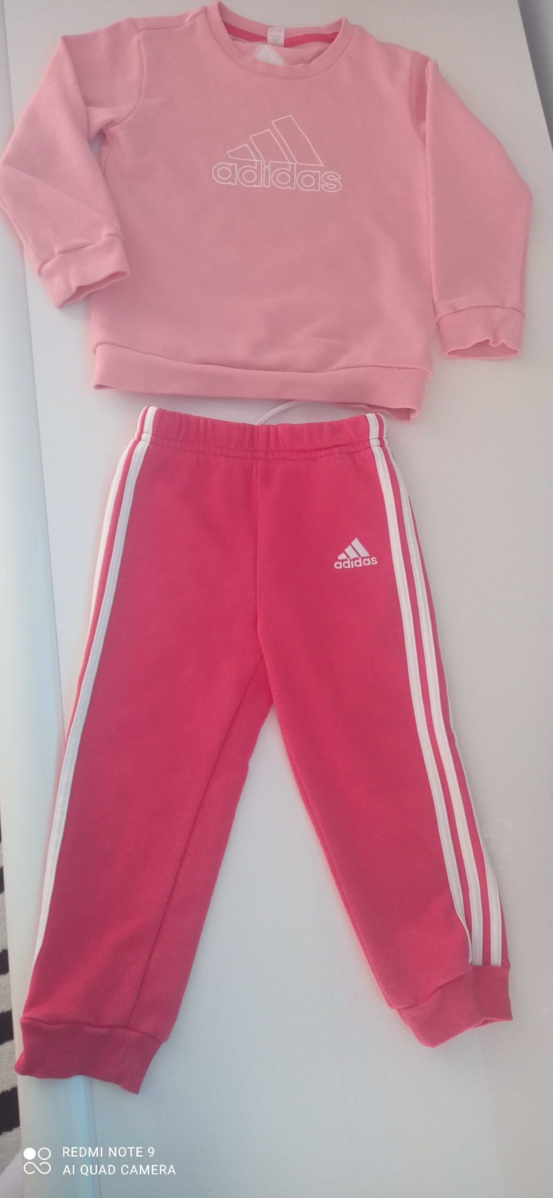 Różowe dresy Adidas, rozmiar 92 Ostrów Mazowiecka • OLX.pl