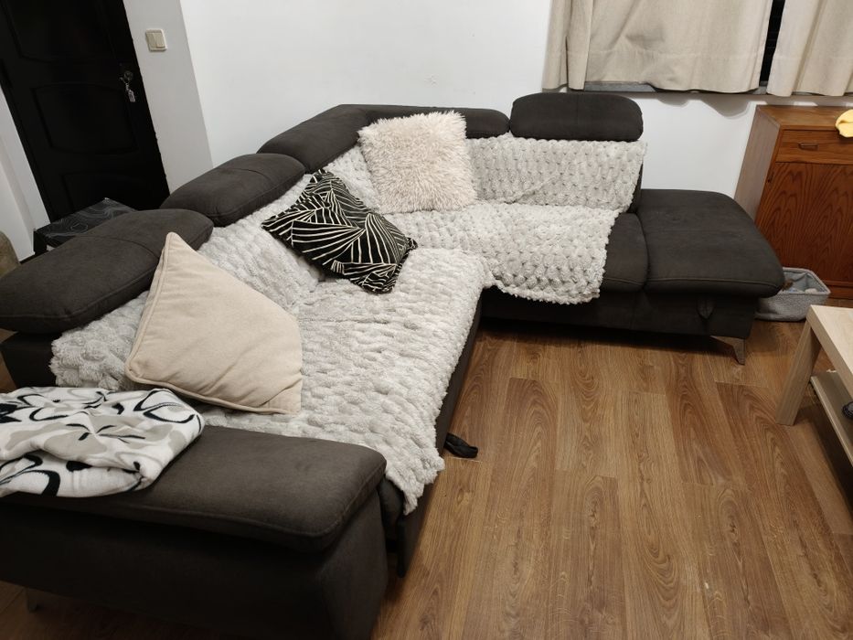 Sofá cama typo L em bom estado