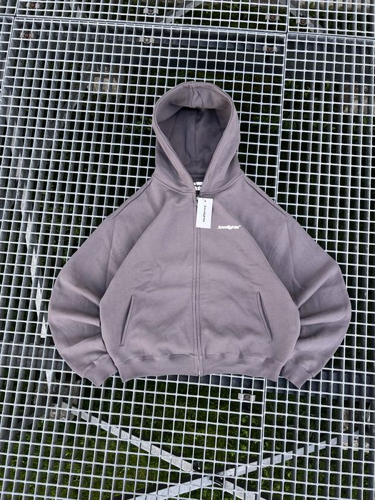 LowLights Basic Zip Hoodie washed grey по типу jaded london,racer worldwide,alpha industries,carhartt,vetements,streetwear