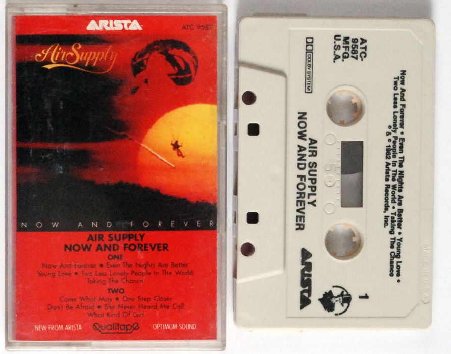 Air Supply - Now And Forever (USA) (kaseta) 1982r. BDB