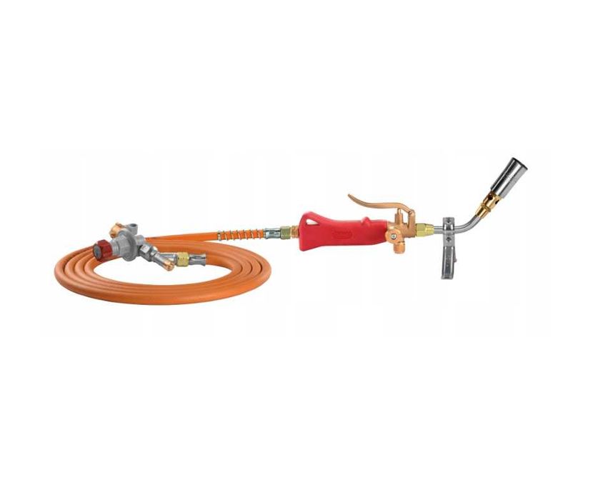 Palnik do obróbek Fi 38 reduktor 912L wąż 5m Koma