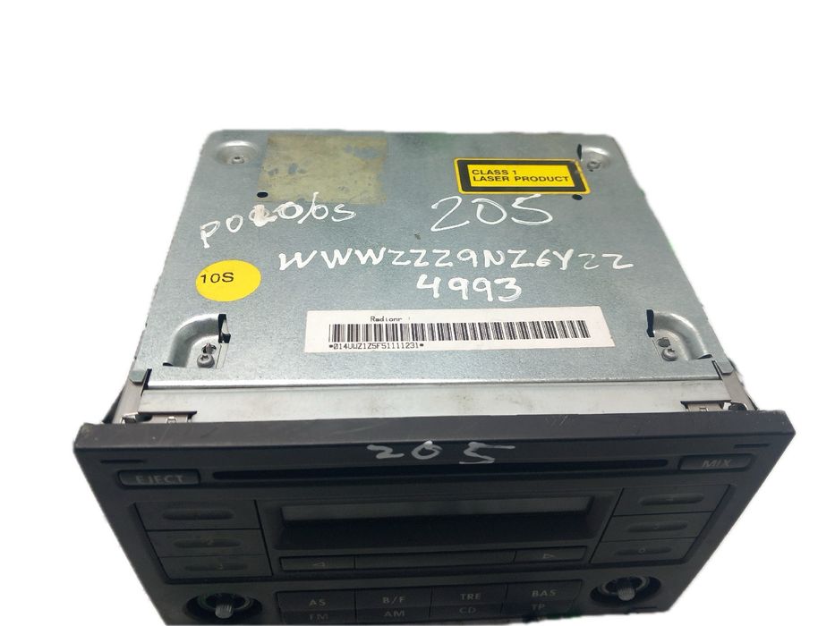 Rádio / auto-rádio VOLKSWAGEN Polo (9N)