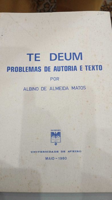 Albino de Almeida Matos, Te Deum