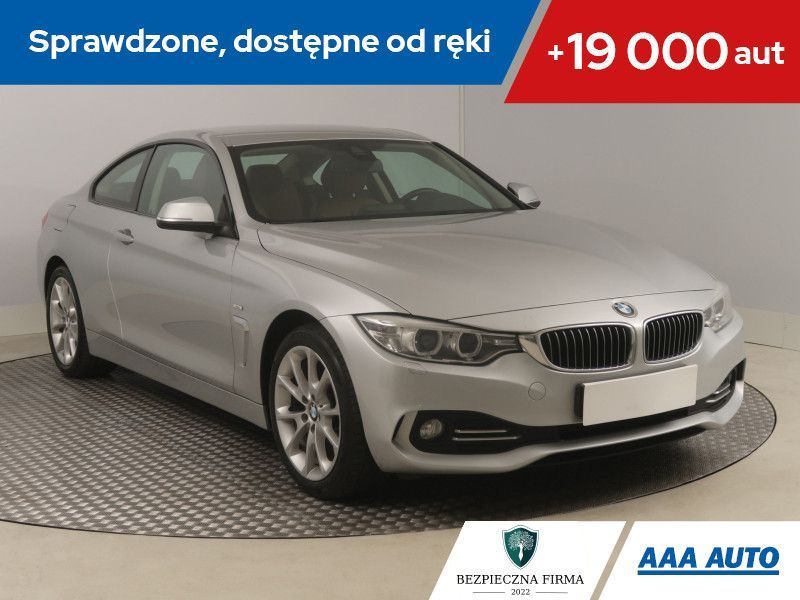 BMW Seria 4 420d xDrive, Serwis ASO, 184 KM, Automat, Skóra, Navi, Xenon,