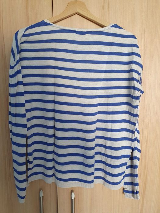 Sweter w niebieskie paski, H&M, M