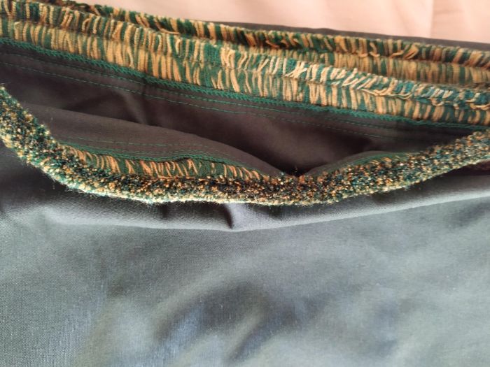 Natal - Toalha para mesa com debrum de cor "verde garrafa"