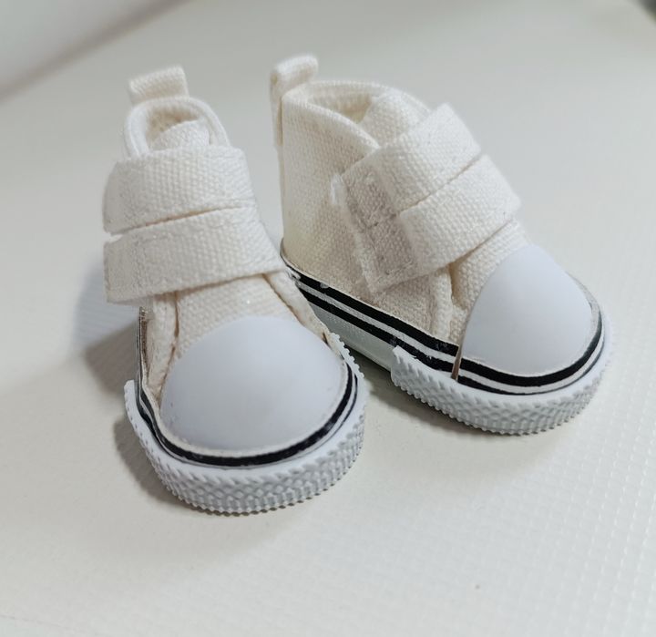 Кеди для ляльки 5 см на липучці