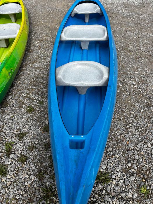 Kanadyjka Kanu Canoe RIVIERA RTM polietylen okazja mocna stan SUPER