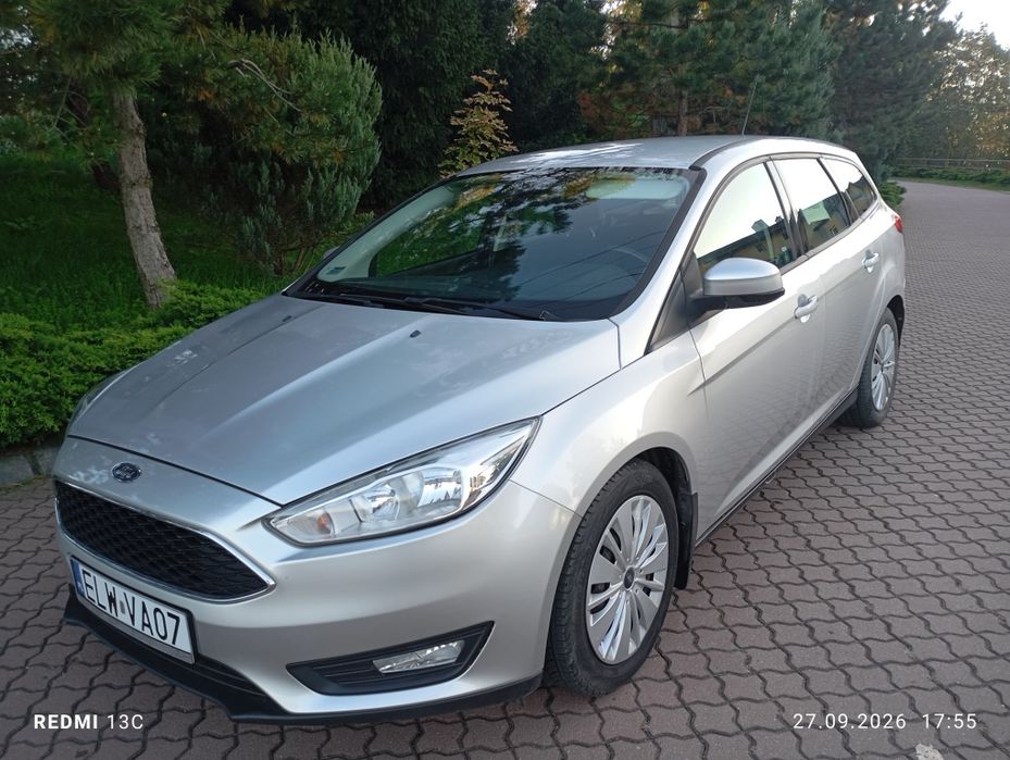 Ford Focus 2015r. TDCi 95KM Salon Polska po Lifcie Serwisowany Zarejestrowany i ubezpieczony