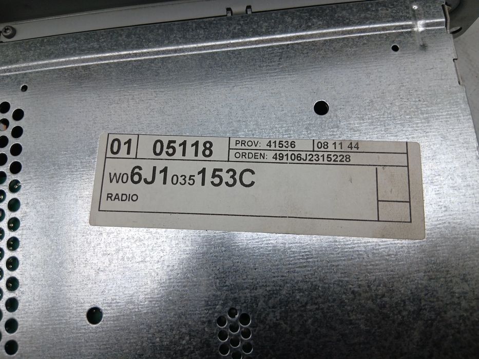 Rádio / auto-rádio SEAT Ibiza IV ST (6J8, 6P8)