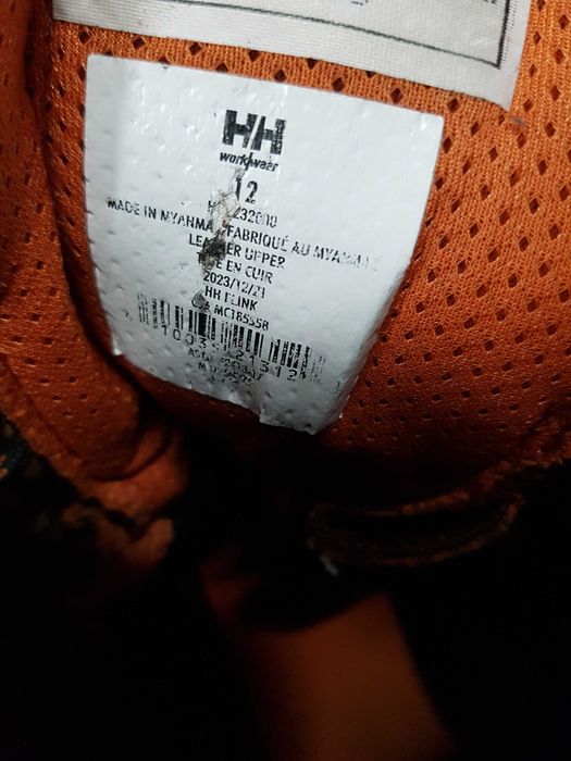 Buty robocze HELLY HANSEN rozm 45 wkł 30 cm
