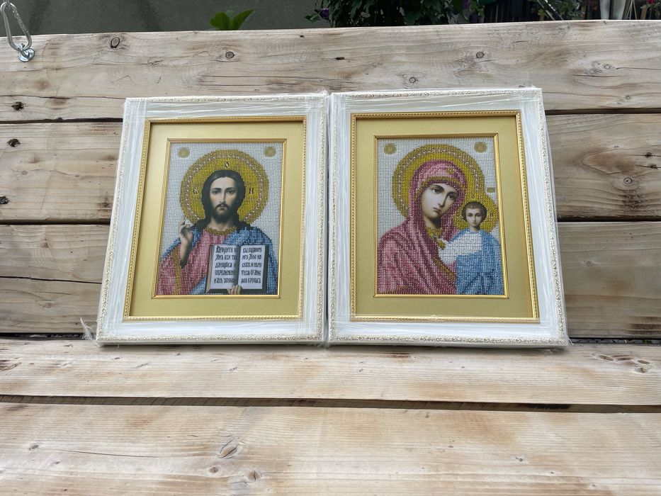 Картини вишиті бісером, ікони