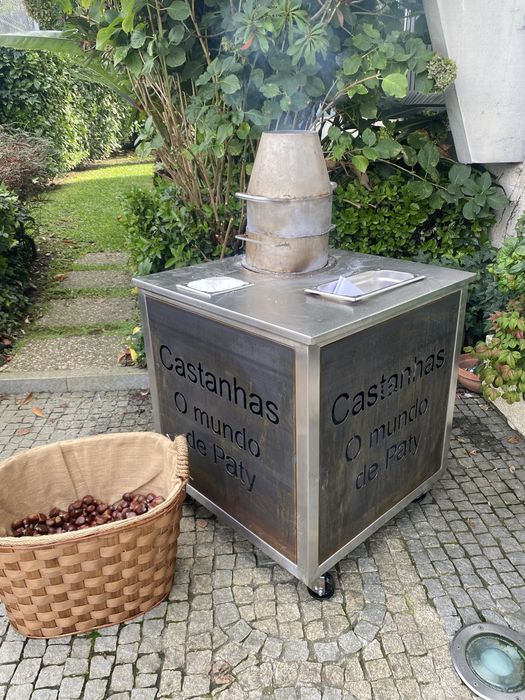 Carrinho de castanhas