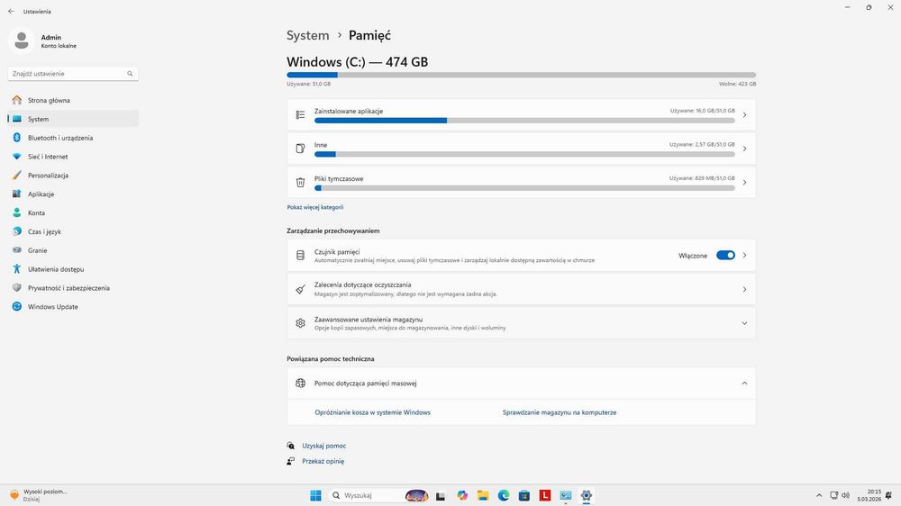 Bardzo szybki komputer  Lenovo M710q 16Gb Ram 512 Nvme serwer waves