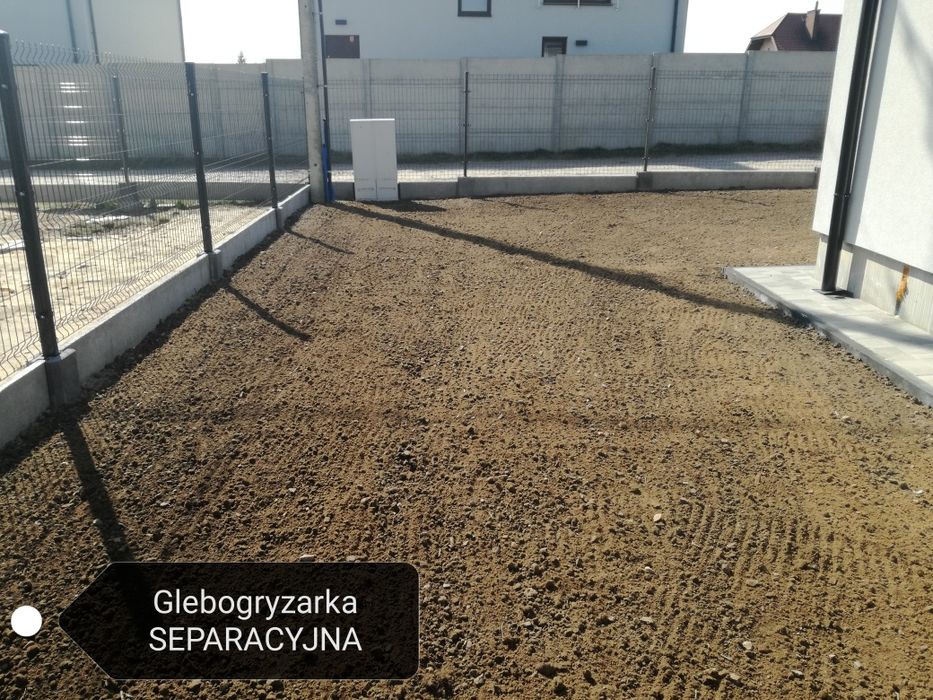 Glebogryzarka SEPARACYJNA Przygotujemy teren pod TRAWNIK