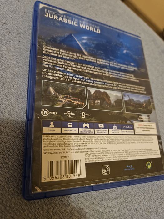 Jurassik world Evolution ps4 PlayStation 4 ps5