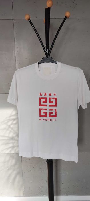T-Shirt Givenchy 4G Stamp Logo nowy rozmiar M