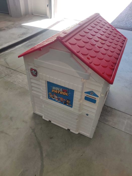 Casa de brincar Patrulha Pata Chicos - completa com caixa