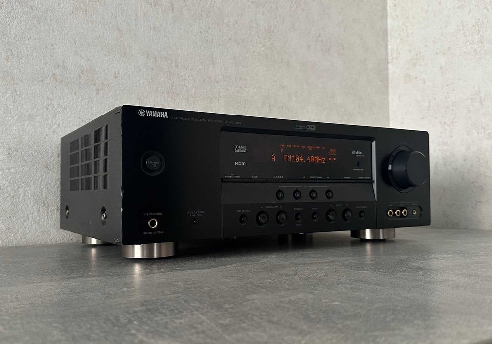 Ресивер Yamaha RX-V363 (5 × 135 Вт / 6 Ом / ЦАП / пульт керування)