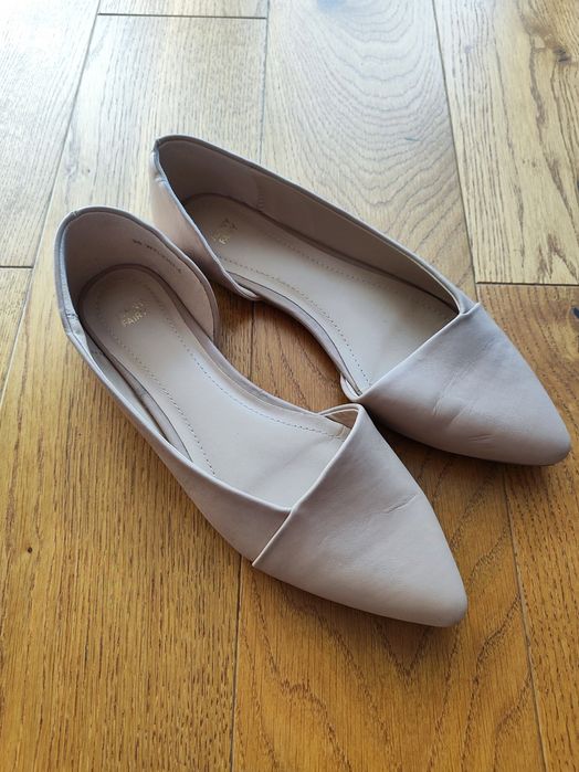 Beżowe baleriny z czubkiem 36 Jenny Fairy CCC