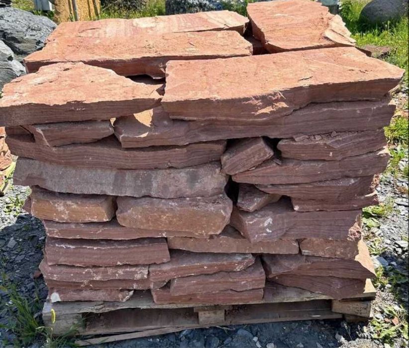 PIASKOWIEC CZERWONY Płyty Kamień Naturalny Kaskada Oczko Ścieżka Grys