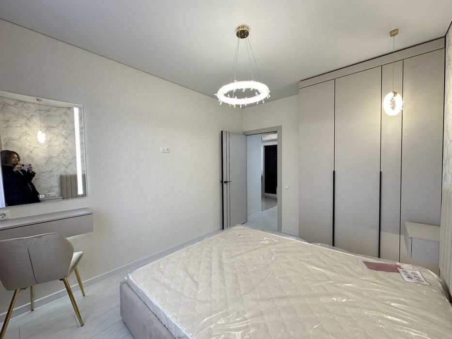 Евродвушка с ремонтом, мебелью и техникой в ЖК 53 жемчужина. Вид моря