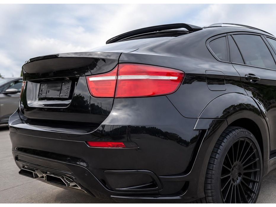 BMW X6 E71 2008-2014 рр. Спойлер верхній (чорний глянець)