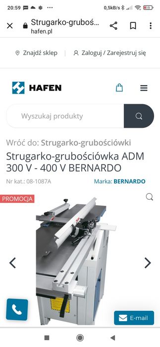 Strugarka grubościówka mało używana