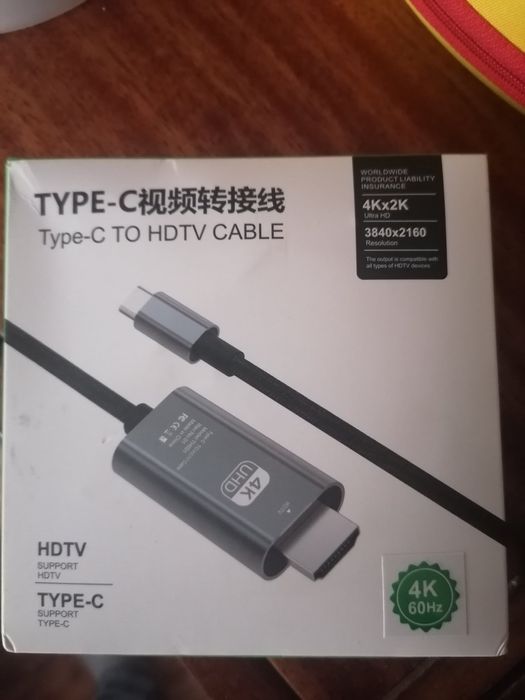 Кабель Type-C - HDMI 4К 60Hz