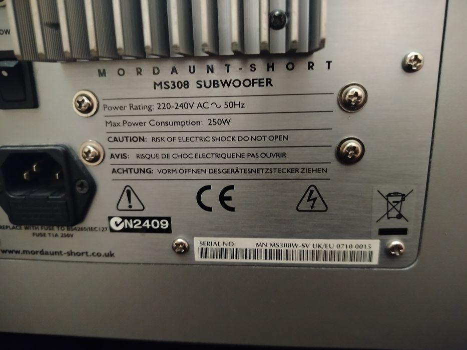Subwoofer mordaunt-short