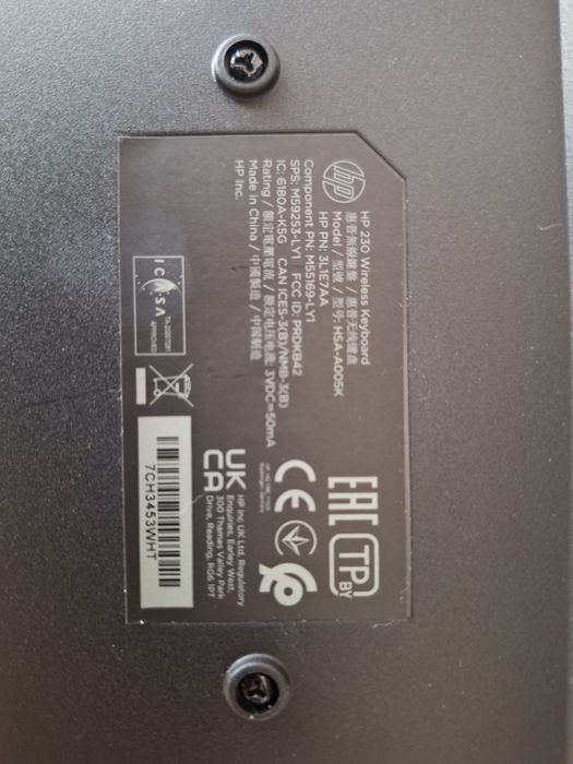 Teclado + Rato USB sem fios