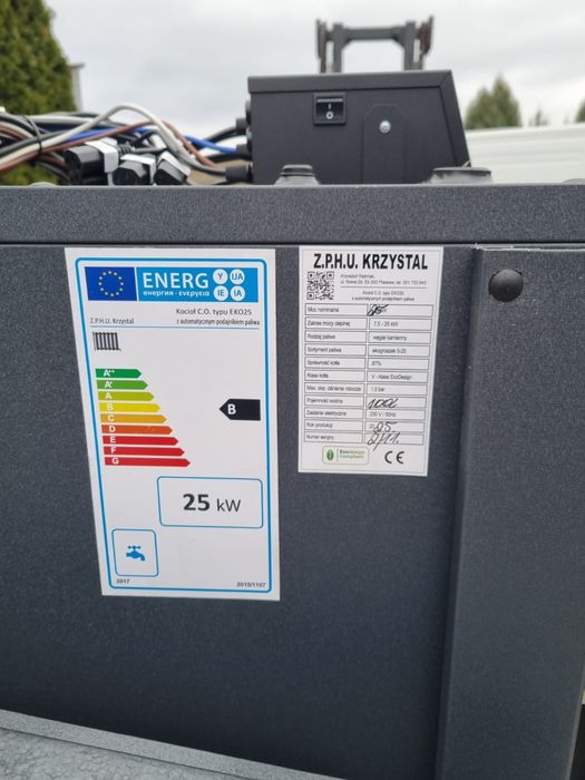 Kocioł Piec CO 25 kW EKOENERGIA KRZYSTAL – do 180–220 m²