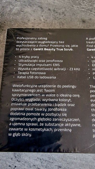 Nowy peeling kawitacyjny.