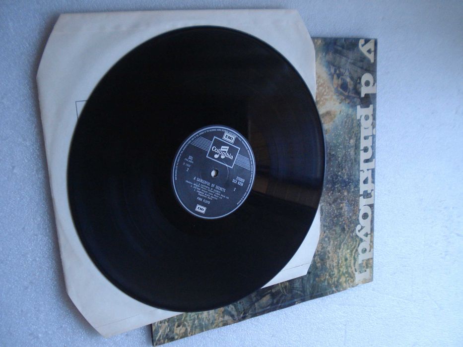 Antigo Álbum vinil dos Pink Floyd de 1973 "A Saucerful Of Secrets"