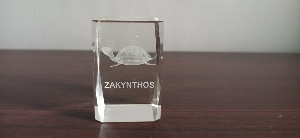Kryształ grawer 3D Zakynthos