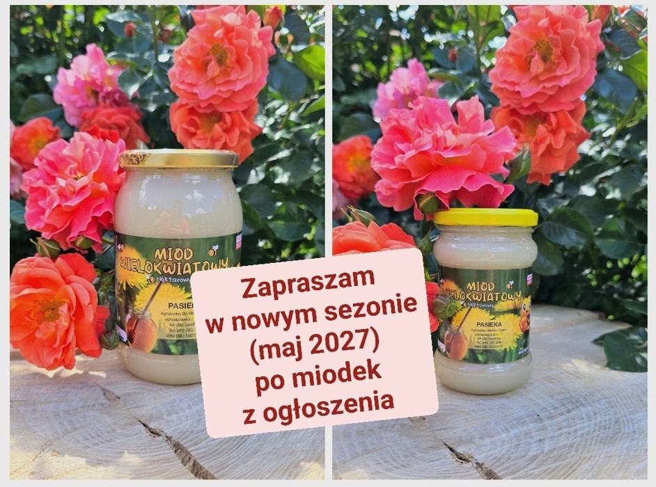 Miód wielokwiatowy i inne 2026 z Polskiej pasieki
