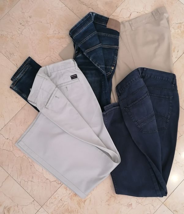 Vendo 4 pares de calças de homem, umas delas da Lion of Porches