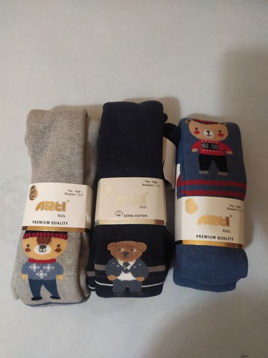Махрові і демісезоні колготи arti (Турція) , twin socks