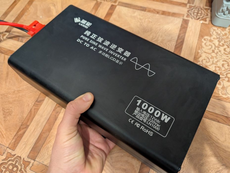 АКБ (LiFePO4) + інвектор 1000W