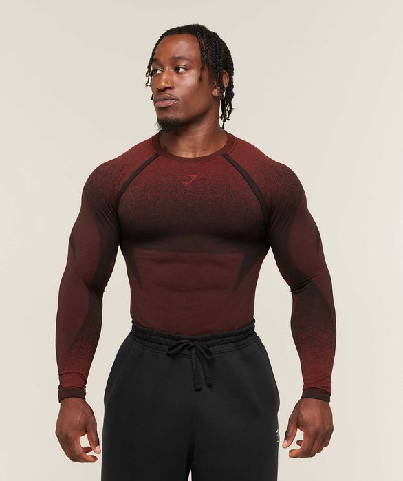 Рашгард Gymshark Shadow Seamless Лонгслів Кофта Джимшарк Оригінал