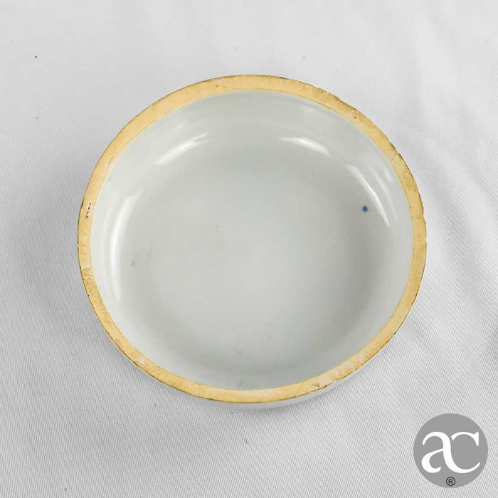 Pote com tampa em faiança da fábrica da Torrinha - Gaia Nº2