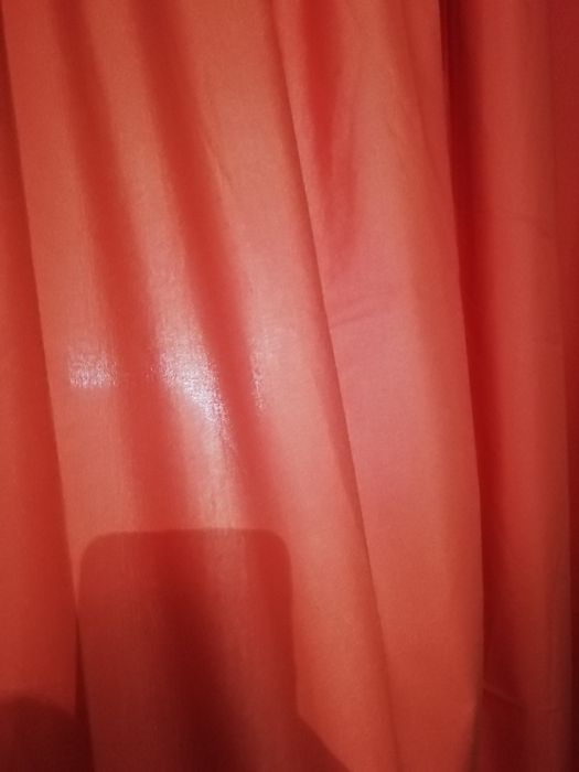 2 Cortinados Opacos, Atelier de Costura - cor Laranja