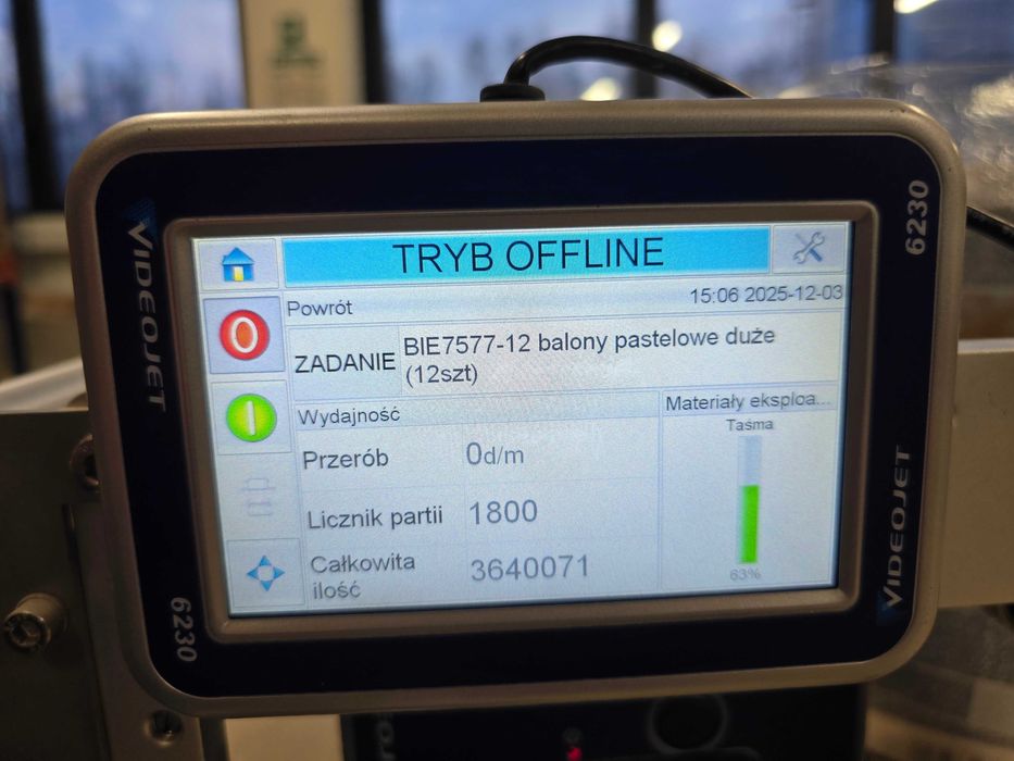 Drukarka przemysłowa Videojet 6230