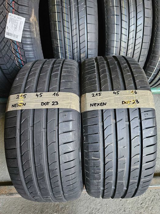 2szt Opona Nexen NFERA Primus SU1 PLUS 215/45R16 z 2023r używana lato