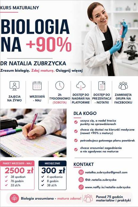 Biologia - kurs maturalny