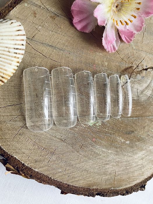 Formy Szablony/Dual Form/Kwadrat/do żelu akrylożelu, 120 sztuk